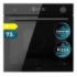 Cecotec Bolero Hexa AF326000 Glass Black A Horno Multifuncion Integrable - Potencia 2800W - Capacidad 73L - Piedra para Pizzas de 35cm - Puerta Triple de Cristal - 12 Funciones - Color Negro