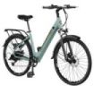 Cecotec Urban Bicicleta Electrica de 28" - Doble Disco de Freno Hidraulico - Autonomia hasta 90km - Cambio Shimano de 7 Velocidades - Bateria de 36V y 12.8Ah - Suspension Delantera - Color Menta