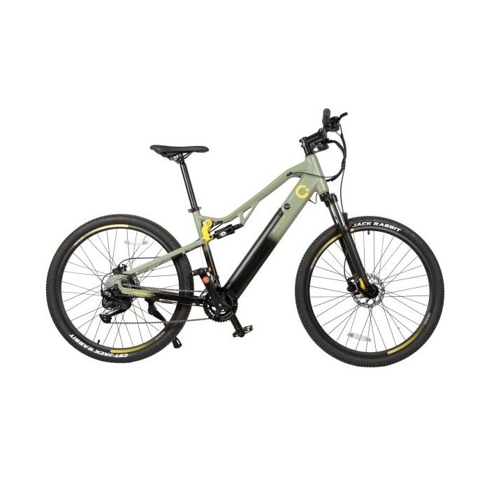 Cecotec Mountain Millor Bicicleta Electrica de 27.5" - Doble Disco de Freno Hidraulico - Autonomia 90km - Cambio Shimano 18 Velocidades - Bateria de 36V y 12.8Ah - Suspension Delantera - Color Menta