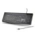 NGS Spectra Teclado USB Ultra Slim - USB-A - Silencioso - Indicadores LED - Color Negro