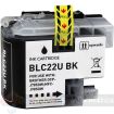 Brother LC22U Negro Cartucho de Tinta Generico - Reemplaza LC22UBKBP