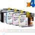 Brother LC22U Pack de 4 Cartuchos de Tinta Genéricos