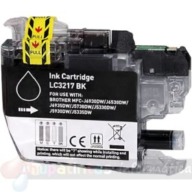 Brother LC3217 Negro Cartucho de Tinta Genérico - Reemplaza LC3217BK