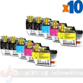 Brother LC3217 Pack de 10 Cartuchos de Tinta Genéricos
