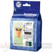 Brother LC3217 Pack de 4 Cartuchos de Tinta Originales - LC3217VAL