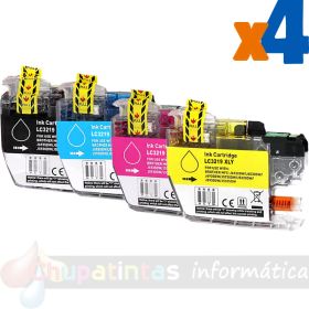 Brother LC3219 Pack de 4 Cartuchos de Tinta Genéricos