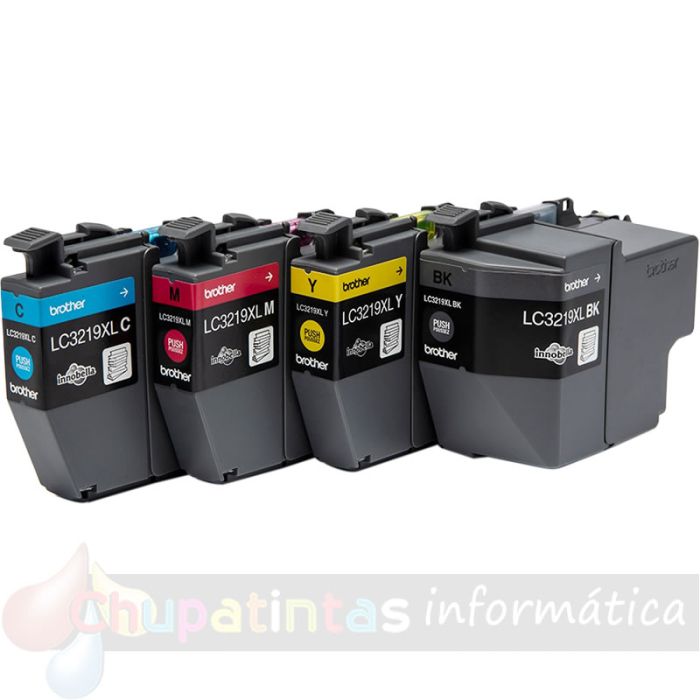 Brother LC3219XL Pack de 4 Cartuchos de Tinta Originales - LC3219XLVAL-2