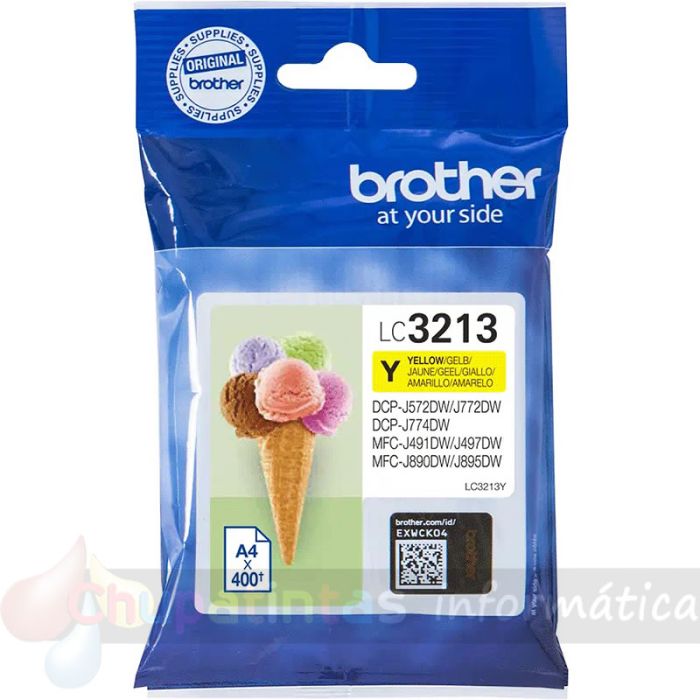 Brother LC3213 Amarillo Cartucho de Tinta Original - LC3213Y-1