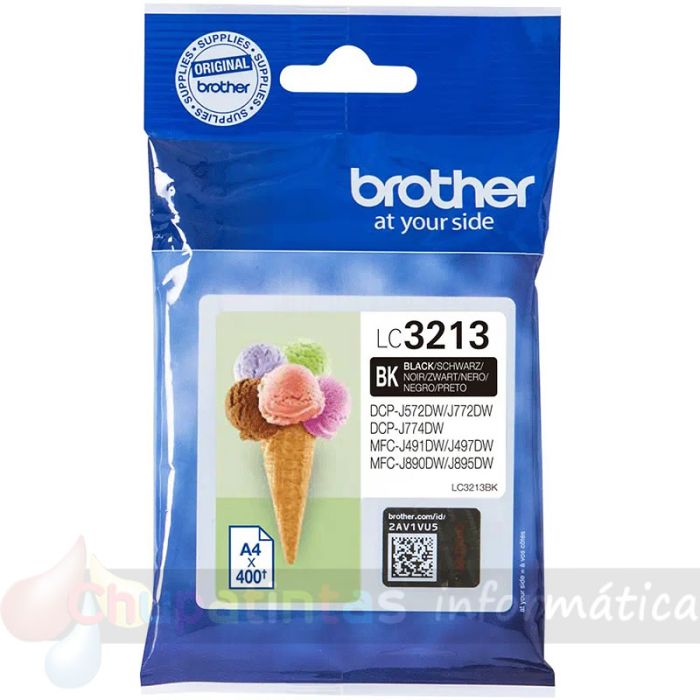 Brother LC3213 Negro Cartucho de Tinta Original - LC3213BK-1