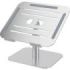 Fellowes Alumia Elevador para Portatil de Sobremesa hasta 15" - Ajustes de Altura entre15 y 30cm - Plataforma con Inclinacion Ajustable - Fabricado en Aluminio - Color Plata