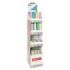 Safta Expositor con Portatodos - Carton Resistente - Cuatro Alturas - Modelos Variados de Portatodos - Presentacion Ordenada y Atractiva - 200x20x55mm - Colores Surtidos