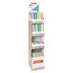 Safta Expositor con Portatodos - Carton Resistente - Cuatro Alturas - Modelos Variados de Portatodos - Presentacion Ordenada y Atractiva - 200x20x55mm - Colores Surtidos