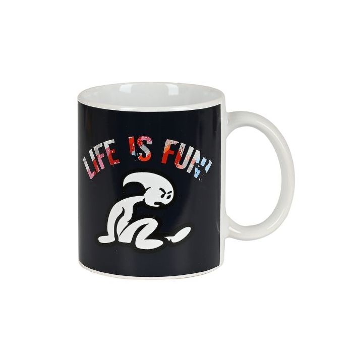 Safta el Niño Life Is Fun Taza Ceramica de 350ml - 80x95mm - Color Blanco