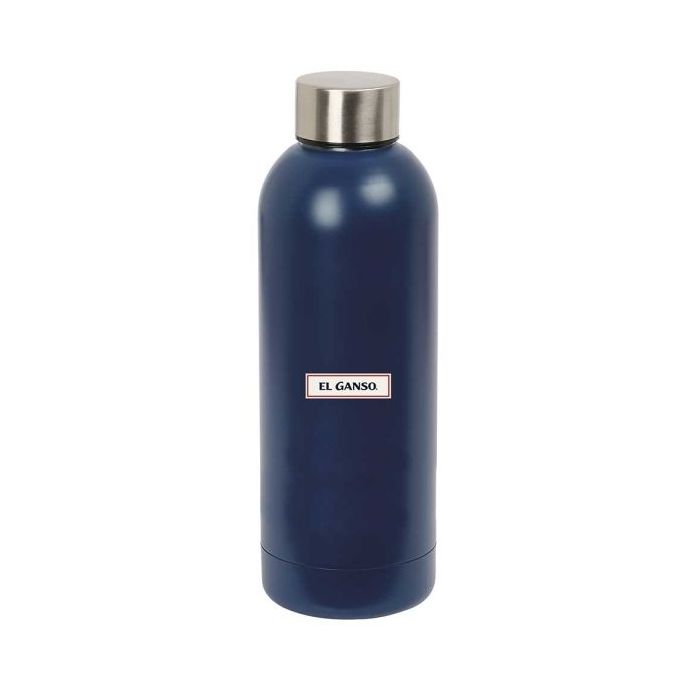 Safta el Ganso Eclipse Botella Termo de 500ml - Acero Inoxidable - 70x225mm - Color Azul Marino