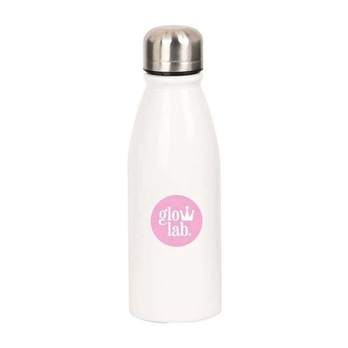 Safta Glowlab Amazing Botella Metalica de 500ml - 60x240mm - Color Blanco