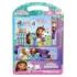 Safta Gabby's Dollhouse Confetti Pack Escolar con Plumier Metalico - Lapiz - 4 Rotuladores - Regla 15cm - Sacapuntas - Goma - Libreta A4 - Bloc de Notas A6 - 270x30x375mm - Color Rosa