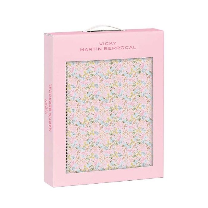 Safta VMB Set de Libreta A4 y Saco para Regalo - Presentado con Ventana Transparente - Asa de PVC - 280x60x350mm - Color Rosa