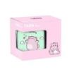 Safta Pembe The Pink Cat Taza Ceramica de 350ml - 80x80x95mm - Color Menta