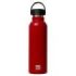 Safta Botella Termo de 600ml - Acero Inoxidable - Base de Silicona Antideslizante - Asa Superior - Color Rojo