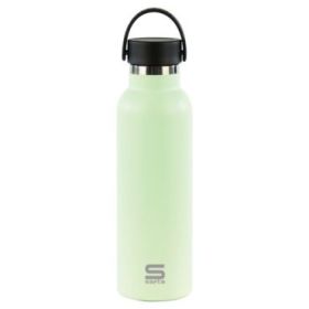 Safta Botella Termo de 600ml - Acero Inoxidable - Asa Superior - Color Verde