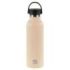 Safta Botella Termo de 600ml - Acero Inoxidable - Base de Silicona Antideslizante - Asa Superior - Color Beige