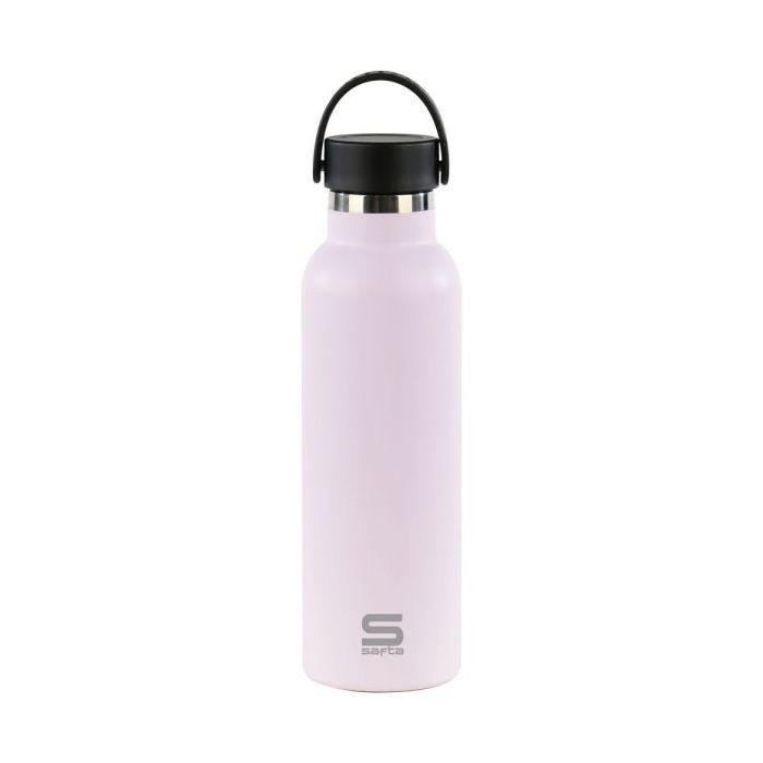 Safta Botella Termo de 600ml - Acero Inoxidable - Asa Superior - Color Violeta