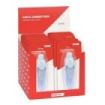 Safta Expositor con 12 Cintas Correctoras - Plastico PET - Reescritura Instantanea - Retractil - Colores Surtidos