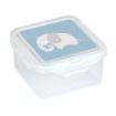 Safta Elefante Fiambrera de 1.27L - PVC sin BPA - Cierre Hermetico a Presion - 130x130x75mm - Color Transparente