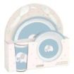 Safta Elefante Set de Menaje Infantil - PVC sin BPA - 260x90x260mm - Color Azul