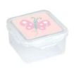 Safta Mariposa Fiambrera de 1.27L - PVC sin BPA - Cierre Hermetico a Presion - 130x130x75mm - Color Transparente