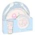 Safta Mariposa Set de Menaje Infantil - PVC sin BPA - 260x90x260mm - Color Azul