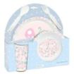 Safta Mariposa Set de Menaje Infantil - PVC sin BPA - 260x90x260mm - Color Azul