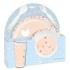 Safta Flores Set de Menaje Infantil - PVC sin BPA - 260x90x260mm - Color Rosa Pastel