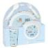 Safta Gruas Set de Menaje Infantil - PVC sin BPA - 260x90x260mm - Color Azul Claro