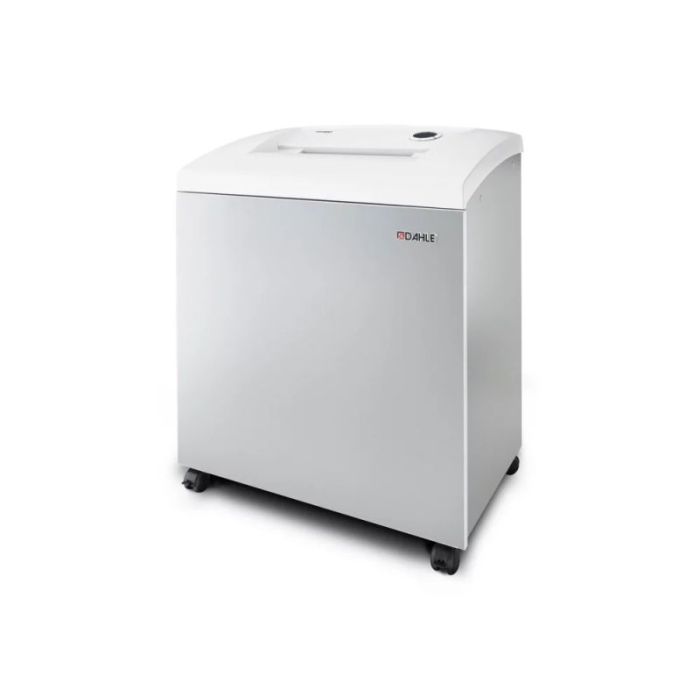 Dahle 614 Destructora de Papel Manual Microcorte P-6 - Destruye hasta 9 Hojas - Capacidad de la Papelera 140L - Ruedas Giratorias - Color Gris