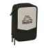 Safta Kappa Grey Plumier de 3 Pisos - 37 Piezas - 1.3L - Goma - Lapiz - Boligrafos - Sacapuntas - Reglas - 16 Colores - 14 Rotuladores - 125x55x195mm - Color Negro y Gris