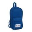 Safta Blackfit8 Oxford Plumier Mochila - 33 Piezas - Goma - Lapiz - Tijeras - Sacapuntas - Boligrafos - Fluorescentes - Regla - 12 Rotuladores - 12 Colores - 120x50x230mm - Color Azul Oscuro