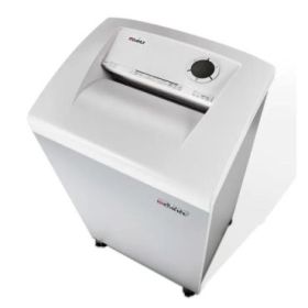 Dahle 414 Destructora de Papel Manual Corte en Particulas P-4 - Destruye hasta 26 Hojas - Capacidad de la Papelera 140L - Ruedas Giratorias - Color Gris
