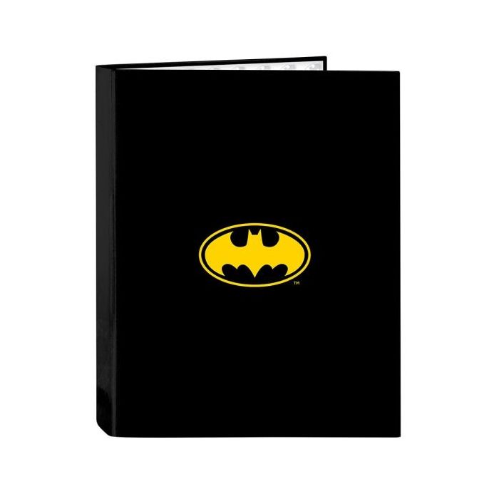 Safta Batman Game Over Carpeta con 4 Anillas 25mm - Tapas Duras Forradas - Formato Folio - 265x40x330mm - Color Negro