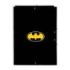 Safta Batman Game Over Carpeta con 3 Solapas - Tapas Duras Forradas - Formato Folio - Cierre con Gomas - 260x25x335mm - Color Negro