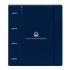Safta Benetton Damero Carpeta con 4 Anillas 35mm - Tapas de PP Foam - Recambio 100 Hojas - Cuadriculas 5x5mm - 90g/m2 - Separadores - Solapa Interior - 270x40x320mm - Color Azul Marino