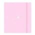 Safta Benetton Unique Carpeta con 4 Anillas 35mm - Tapas de PP Foam - Recambio 100 Hojas - Cierre Elastico - Ranura para Boligrafo - Separadores Internos - 270x40x320mm - Color Rosa