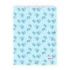 Safta Stitch Ohana Carpeta con 3 Solapas - Tapas Duras Forradas - Formato Folio - Cierre con Gomas - 260x25x335mm - Color Azul Claro