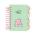 Safta Pembe The Pink Cat Bloc de Notas A7 - Tapas Duras - 80 Hojas - Gramaje 80g/m2 - Incluye 4 Separadores - 74x105mm - Color Menta