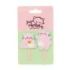 Safta Pembe The Pink Cat Pack de 2 Clips - 75x125mm - Color Rosa