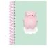 Safta Pembe The Pink Cat Bloc de Notas con Anillas - Frontal Antiestres - 135x19x179mm - Color Menta