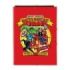 Safta Avengers Carpeta con 3 Solapas - Tapas Duras Forradas - Formato Folio - Cierre con Gomas - 260x25x335mm - Color Rojo