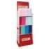 Safta Expositor de Papeleria - Capacidad de 335.4 Litros - 600x380x1900mm - Colores Surtidos