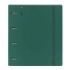 Safta Carpeta con 4 Anillas 35mm - Tapas de PP Foam - Recambio 100 Hojas - Cierre Elastico - Ranura para Boligrafo - Solapa Interior - Separadores Internos - 270x40x320mm - Color Verde Oscuro