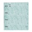 Safta Carpeta con 4 Anillas 35mm - Tapa de Plastico - Recambio 100 Hojas - Cierre Elastico - Ranura para Boligrafo - Separadores Internos - 270x40x320mm - Color Menta
